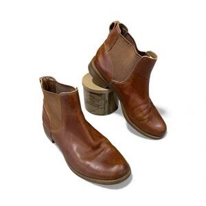 Timberland Magby Chelsea Boot Women’s Size 7 Light Brown Full Grain Casual Shoe